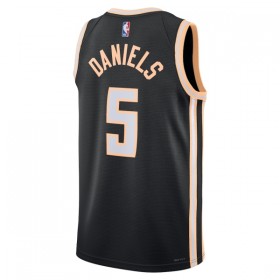 Camiseta Hombre Atlanta Hawks Dyson Daniels 2025-26 Nike City Edition Negro Swingman